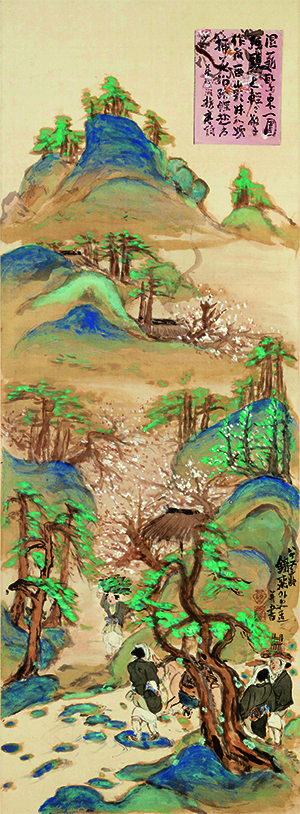 清荒神清澄寺を訪ねて　絵手紙作家・中島佐和子さんと観る「鉄斎の祭礼図」