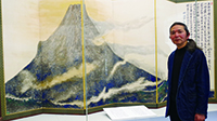 清荒神清澄寺を訪ねて　写真家・吉野晴朗さんと観る「鉄斎の富士」