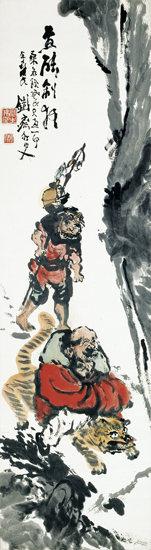 清荒神清澄寺を訪ねて シリーズ・富岡鉄斎を語る　その三 水墨画家・潮見冲天さん